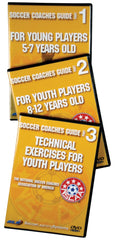 NSCAA Soccer Coaches Guide set of three